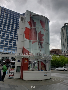 Welcome Centre at Canada Place in Vancouver, BC, Canada