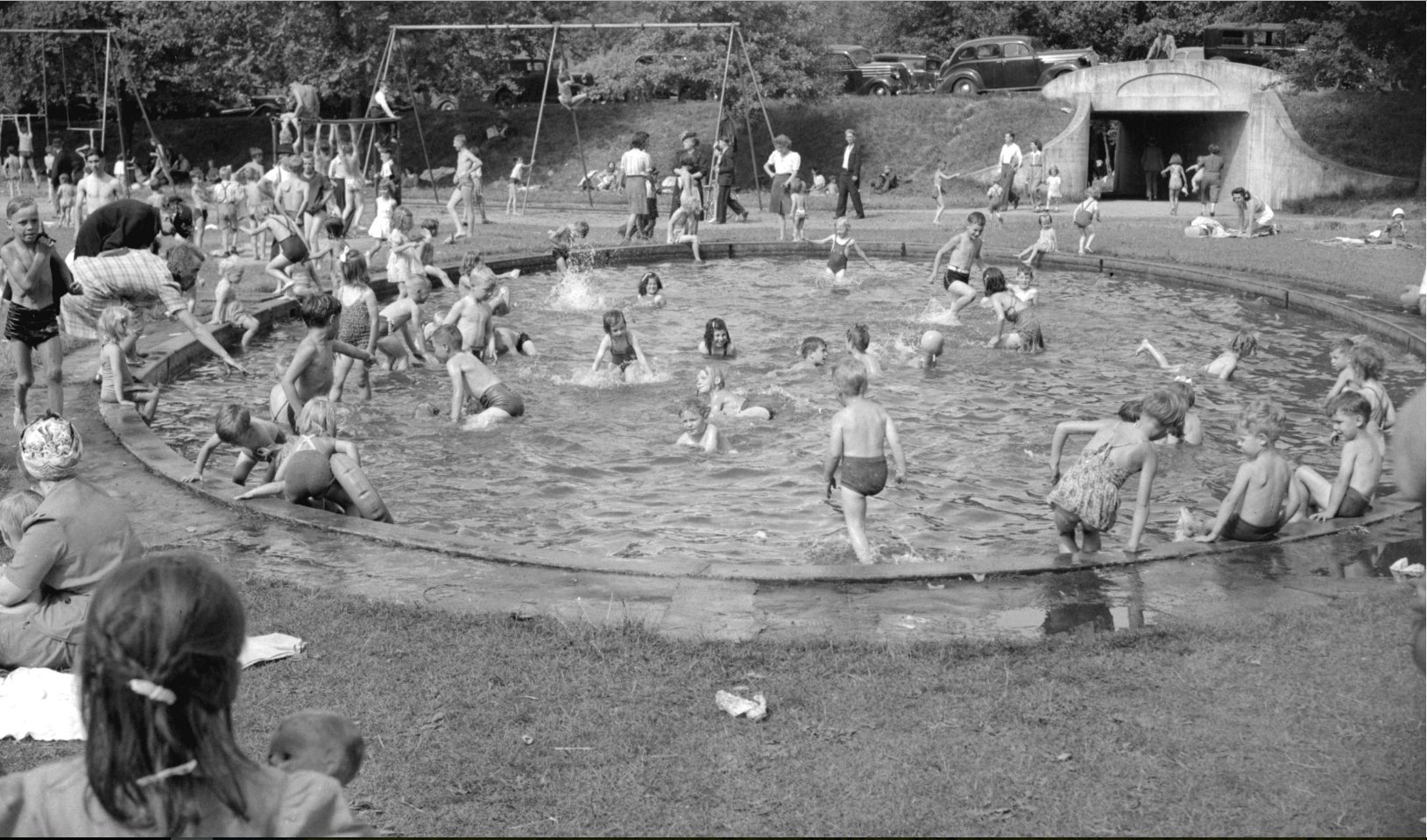 past children's swiming pool in Stanley Park, Vancouver, BC, Canada
