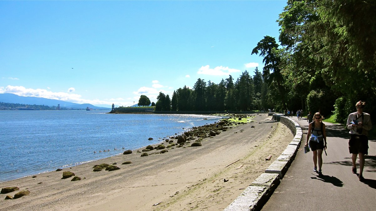 Walking in Stanley Park, Vancouver, BC, Canada