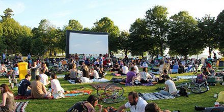 Movies in Stanley Park, Vancouver, BC, Canada
