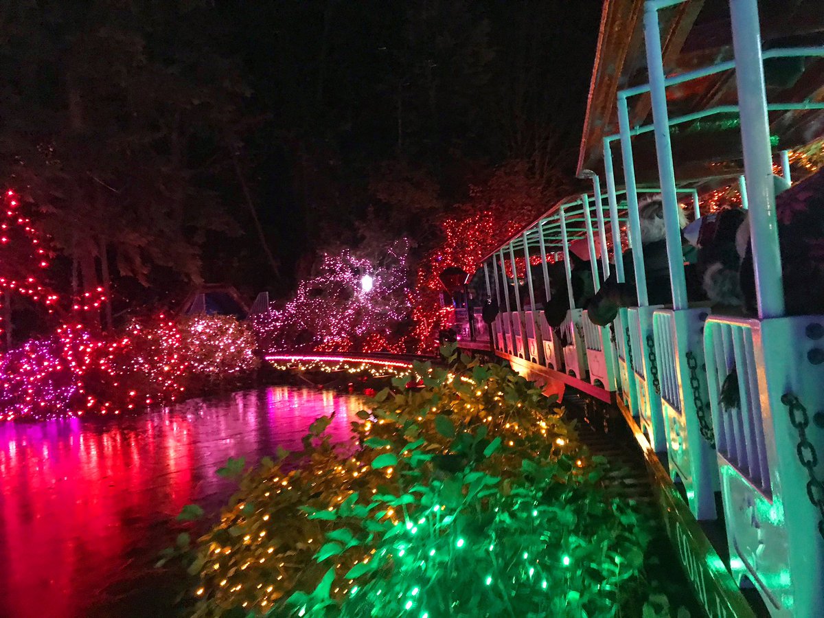 Stanley Park Christmas Train in Stanley Park, Vancouver, BC, Canada