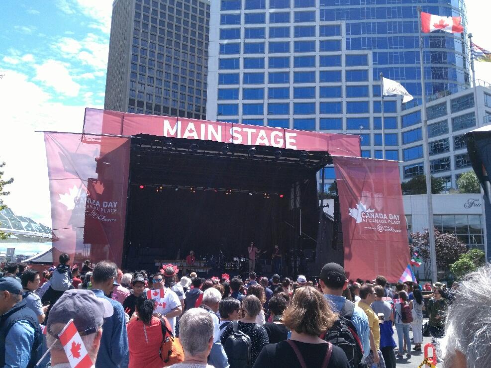 Canada Day Main Stage at Coal Harbour, Vancouver, BC, Canada