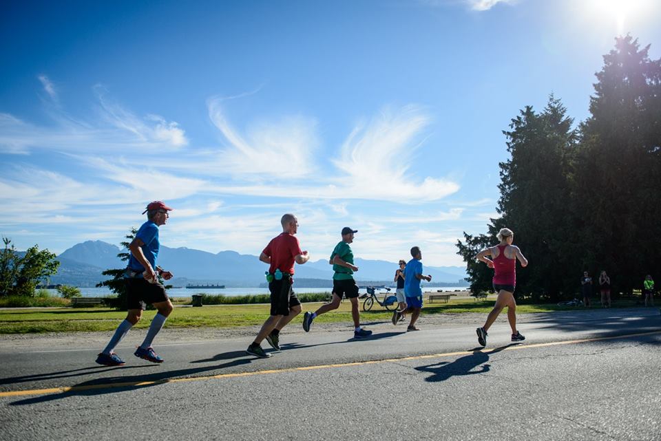 Scotiabank 5k Run in Stanley Park, Vancouver, BC, Canada