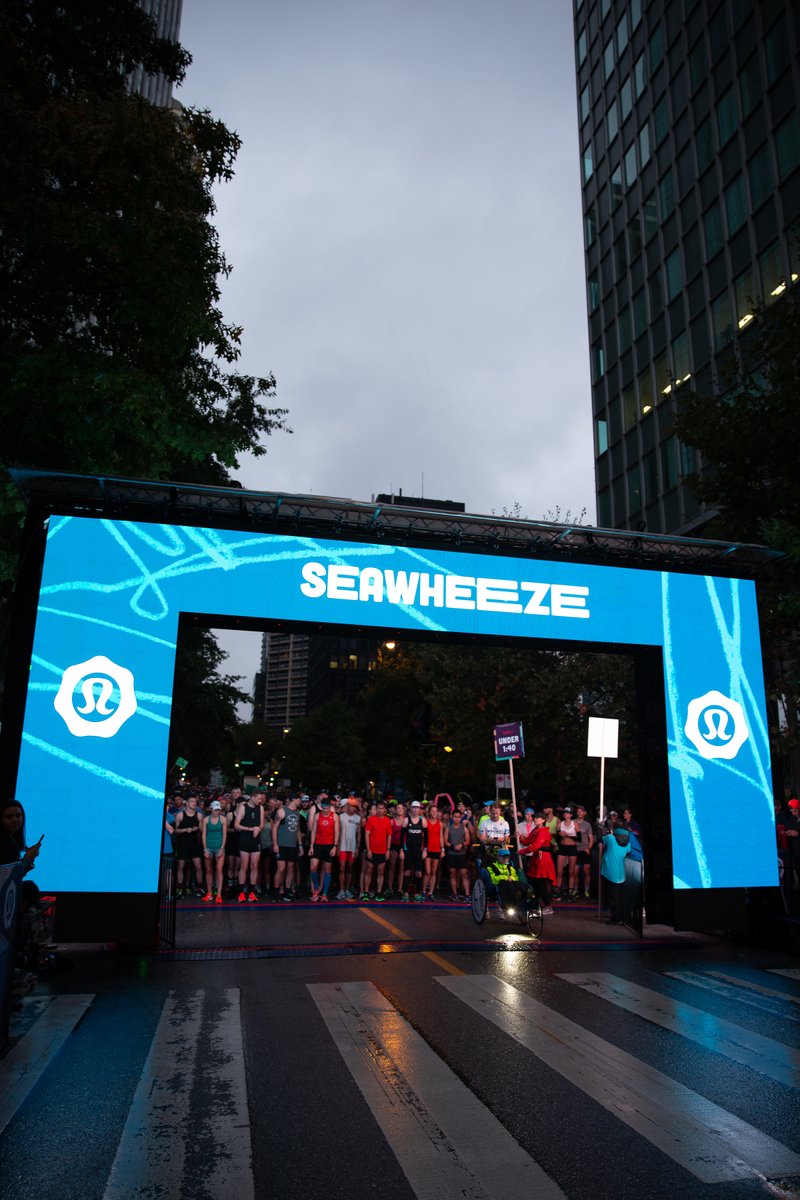 SeaWheeze Run in Stanley Park, Vancouver, BC, Canada