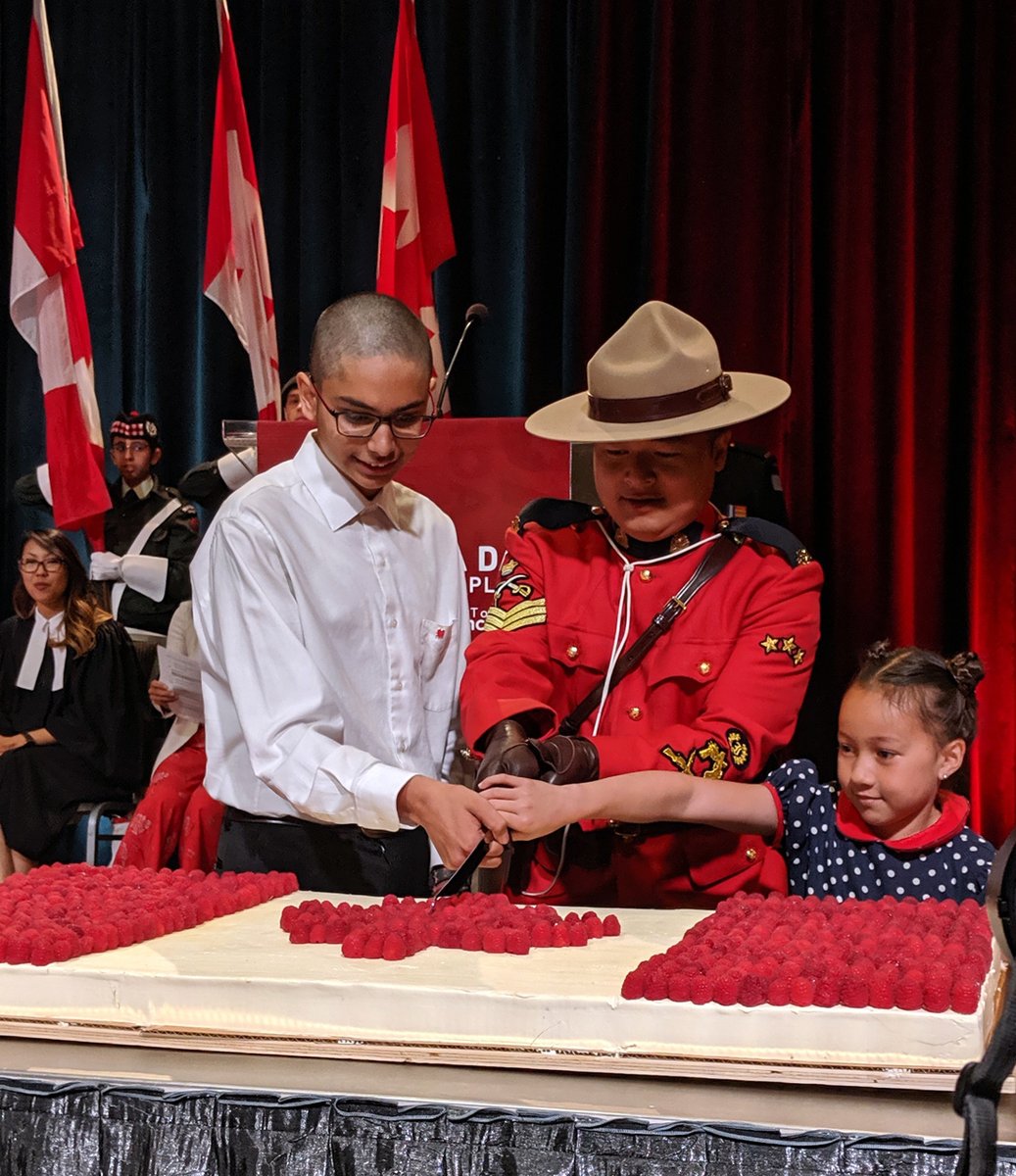 Citizenship ceremony at Canada Place, Vancouver, BC, Canada