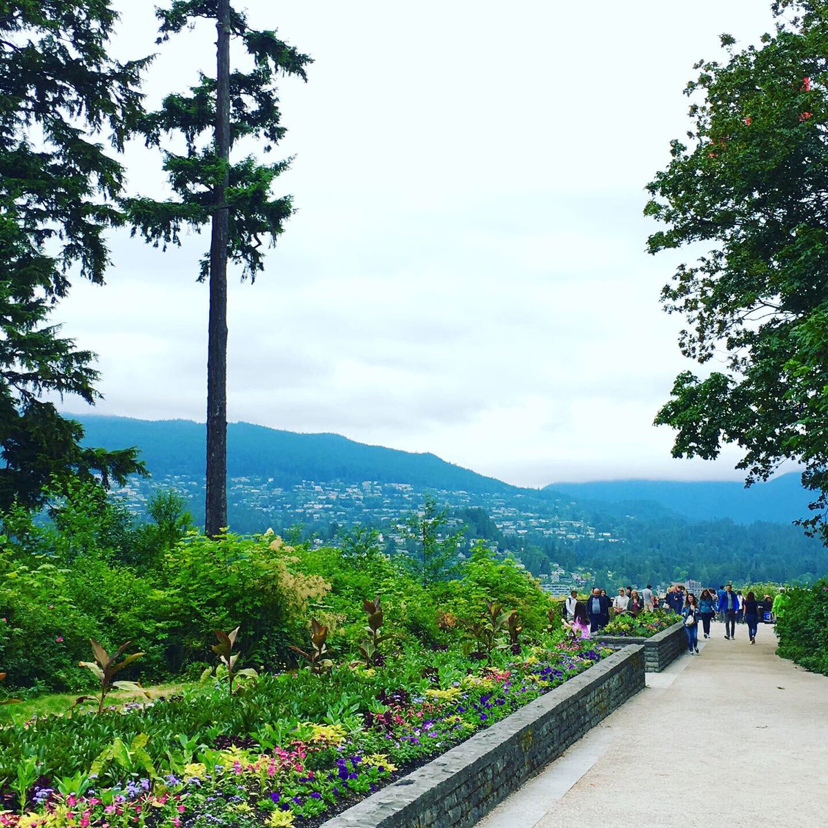 Prospect Point lookout in Stanley Park, Vancouver, BC, Canada