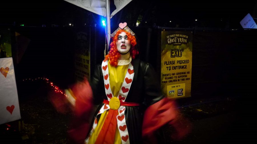2019 Halloween Ghost Train in Stanley Park, Vancouver, BC, Canada