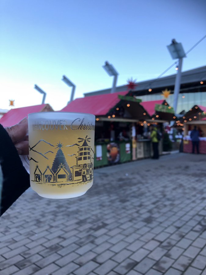 Vancouver Christmas Market drink