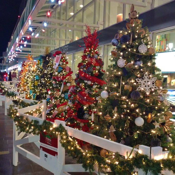 Christmas at Canada Place in Coal Harbour, Vancouver, BC, Canada