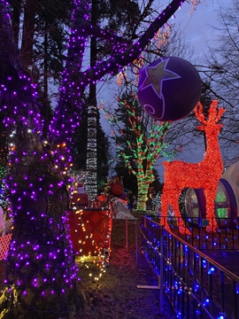 Bright Nights Christmas Lights and Displays in Stanley Park, Vancouver, BC, Canada