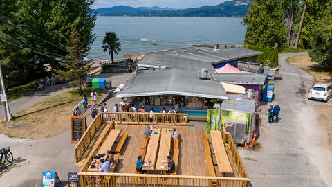 Third Beach Concession in Stanley Park, Vancouver, BC, Canada